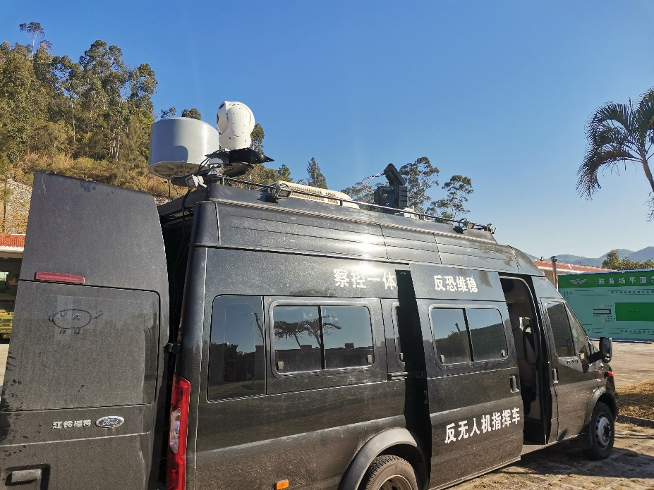 Автомобильная система противодействия дронам